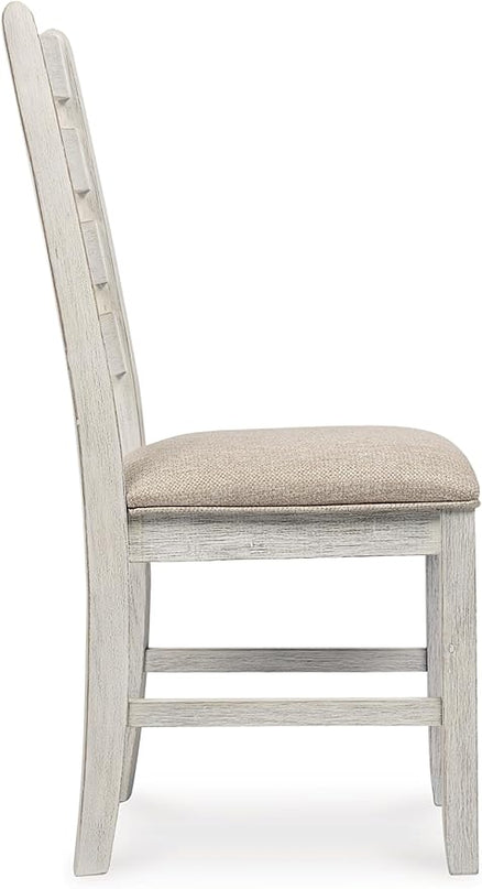 Signature Design by Ashley Skempton Modern Farmhouse Dining Room Chair, 2 Count, Whitewash - LeafyLoom