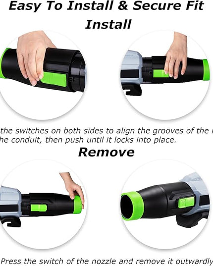 Car Drying Nozzle for EGO Blower, Perfect Attachment for EGO Leaf Blower Drying (1 Pack, for EGO Power+ 530/575/580/585/615/650 and 765 CFM Blower) - LeafyLoom