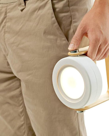 Rechargeable Portable Folding LED Lantern Lamp, WYNK Battery Operated Reading Light Table Lamp Outdoor Lamp Desk Lamp, Dimmable Multifunctional Night Light, Bedside Lamp for Bedroom - LeafyLoom