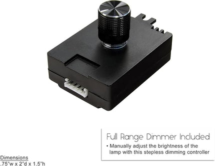 Cocoweb 19" Grand Piano Lamp - Adjustable, Antique Brass Finish, LED Clip-on with Dimmer - GPLED19ABD - LeafyLoom