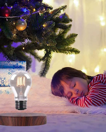 Magnetic Levitating Floating Wireless LED Light Bulb Desk Lamp ，Magic Desk lamp, Science Fiction into Reality, Suitable for Room and Office Decoration,Unique Gift Instantly Become The Focus - LeafyLoom