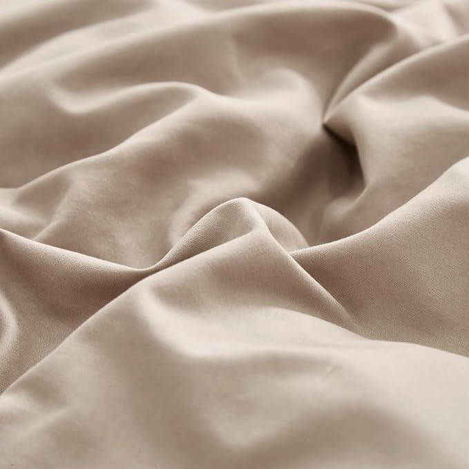 Deep Champagne Comforter Set Dark Champagne Bedding Set Solid Champagne Comforter Set Women Soft Champagne Bedding Men Breathable Comforter Set Khaki Bed Set, Cal King (104" X 96" ) - LeafyLoom