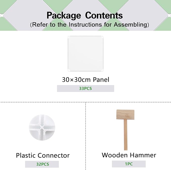 C&AHOME Cube Storage, 9-Cube Bookshelf, Plastic Closet Cabinet Organizer, DIY Stackable Bookcase, Modular Shelving Units Ideal for Home, Office, Kids Room, 36.6" L x 12.4" W x 48.4" H Milky UPCS09M - LeafyLoom
