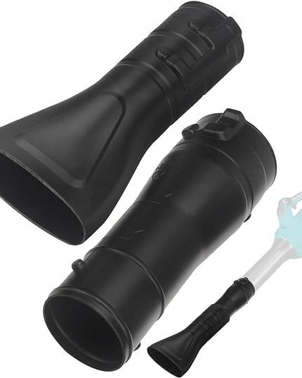 191L13-5 191B21-6 Blower Nozzle Adapter & 197889-6 Flat End Nozzle Attachment Kit for Makita X2 36V Hand held Blower, for XBU02Z XBU03 DUB362 Blower Narrow end profile, increasing air velocity - LeafyLoom