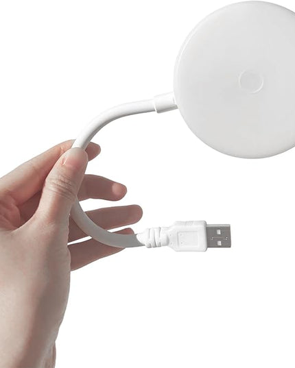 USB Night Light with 3 Color Mode, Arbitrary Brightness Control Small lamp, Portable 360° Flexible Gooseneck for Reading, Makeup, Fill Light, Travel, Outdoor, Power Failure Emergency. - LeafyLoom