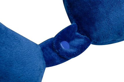 Neck Pillow Adult Cozy Soft Microfiber, Blue - LeafyLoom