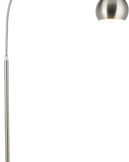 CO-Z Modern Arc Floor Lamp with 360° Rotatable Hanging Shade Adjustable Nickel Standing Reading Light with Marble Base Contemporary Arch Metal Pole Task Lamp for Living Room Couch Sofa, 69 Inch - LeafyLoom