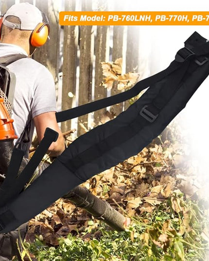 P021046661 P021046660 Back Pack Harness Kit Left Right, Compatible with Echo Backpack Leaf Blower Harness Strap Kit, with 2 Straps PB-760LNH PB-770H PB-770T Straps - Replaces P021046662 C644000060 - LeafyLoom