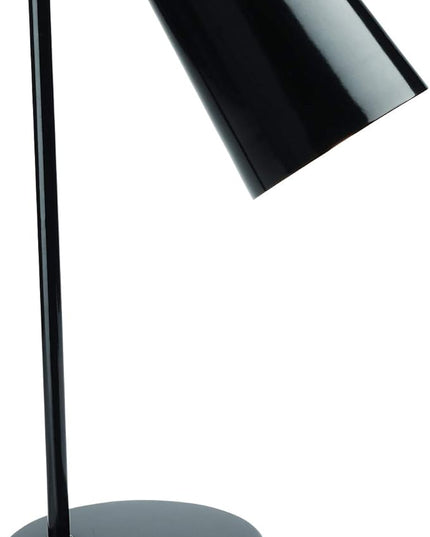 Newhouse Lighting NHDK-OS-BK Oslo Contemporary Desk Lamp with LED Bulb Included, Black - LeafyLoom