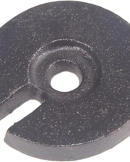 B&P Lamp® 1 Pound Cast Iron Loader Table Lamp Counterweight 3 1/2 Inch Diameter - LeafyLoom