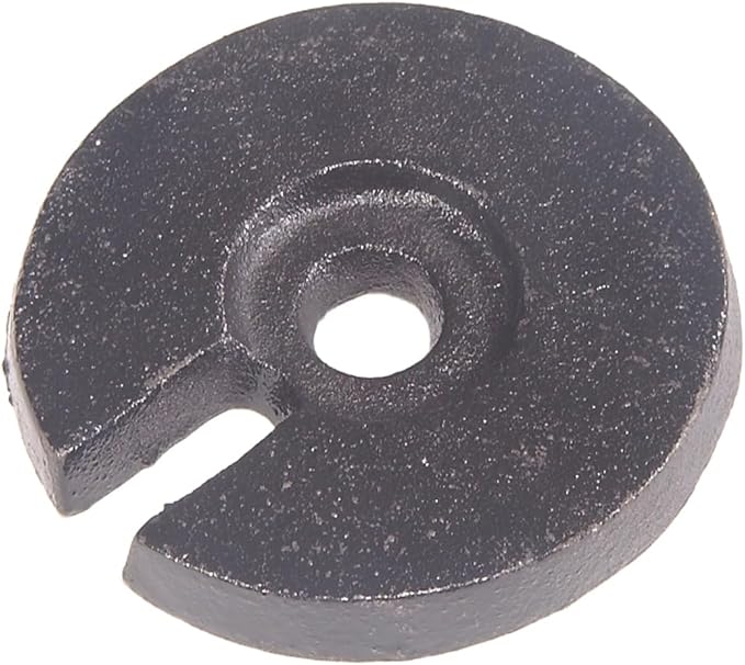 B&P Lamp® 1 Pound Cast Iron Loader Table Lamp Counterweight 3 1/2 Inch Diameter - LeafyLoom