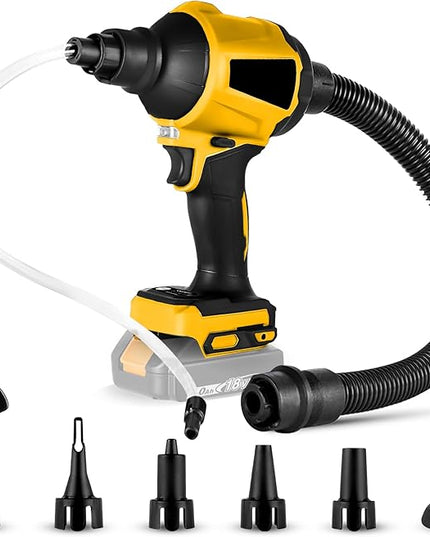Cordless Dust Blower Compatible with Dewalt 20V Battery, Brushless Handheld Blower Cordless Sawdust Blower 447 MPH/39 CFM for Garages, Sawmill Room, Workshop Cleaning(Tool Only, No Battery) - LeafyLoom