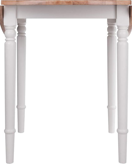 Winsome Wood Sorella Dining, 30 H, Natural/White - LeafyLoom
