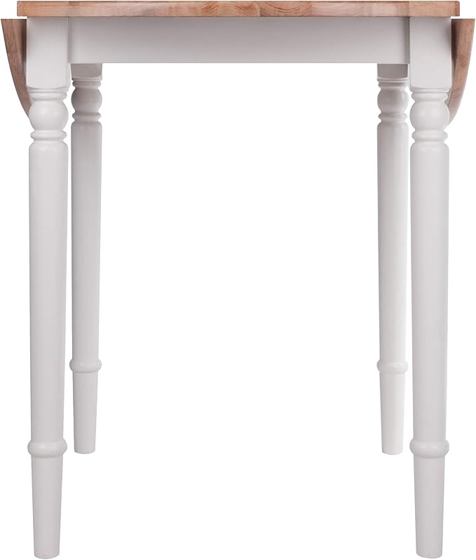 Winsome Wood Sorella Dining, 30 H, Natural/White - LeafyLoom