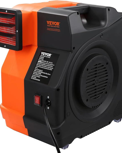 VEVOR Inflatable Blower, 1100W, 1.5 & 1.7 HP Bounce House Blower, Pump Commercial Air Blower for Inflatables, 3100 RPM Bouncy Castle Electric Fan for Bounce House, Waterslides - LeafyLoom
