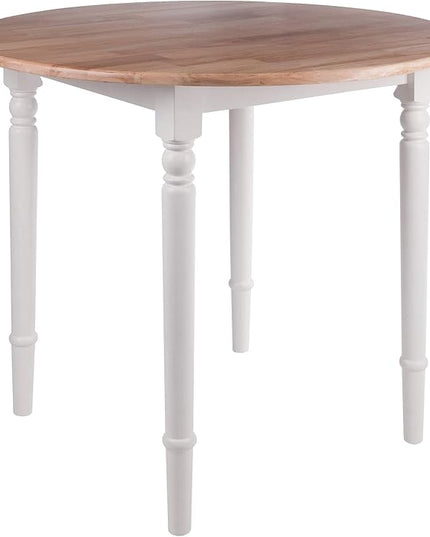 Winsome Wood Sorella Dining, 30 H, Natural/White - LeafyLoom