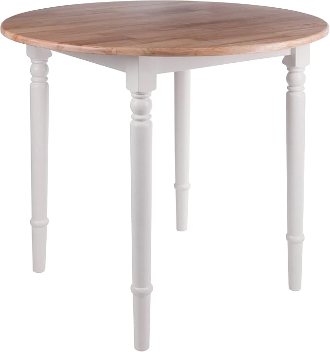 Winsome Wood Sorella Dining, 30 H, Natural/White - LeafyLoom