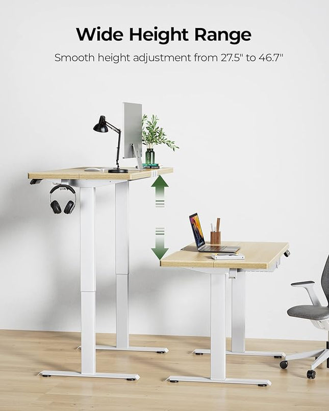 Marsail STAND 3 home-office-desks, 55 x 24 Inch, Maple - LeafyLoom