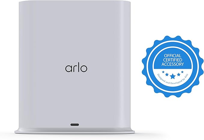 Arlo Pro SmartHub - Arlo Certified Accessory - Connects Arlo Cameras to Wi-Fi, Works with Arlo Ultra 2, Ultra, Pro 5S 2K, Pro 4, Floodlight, Essential (Gen 1) & Video Doorbell Cameras - VMB4540 Arlo