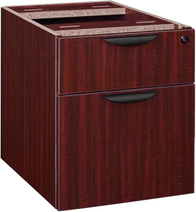Regency Pedestal Legacy Box File Mahogany - LeafyLoom