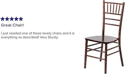 Flash Furniture 2 Pack HERCULES Series Fruitwood Chiavari Chair - LeafyLoom