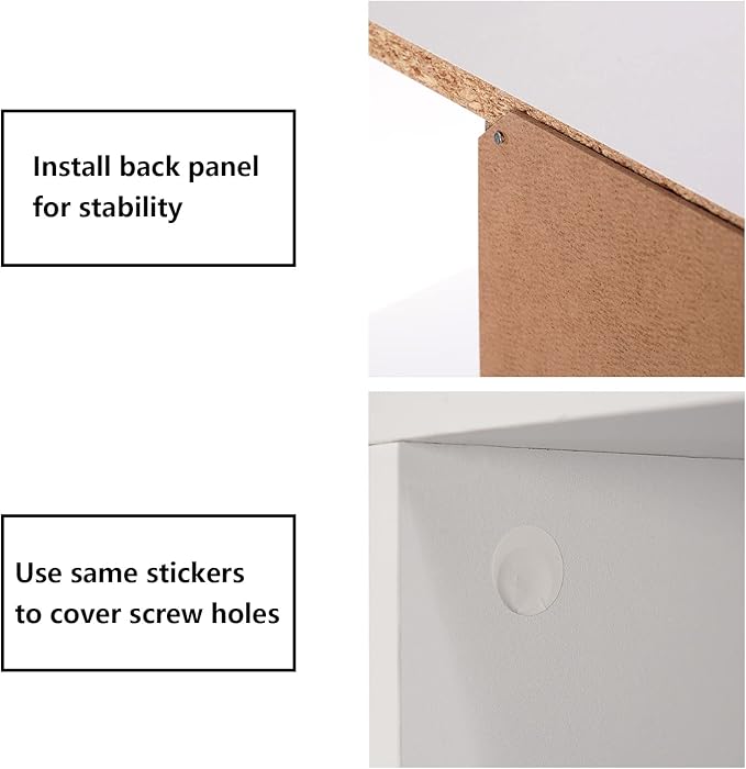PACHIRA US Open Shelf Bookcase, 9 Cube White Storage Organizer Wood Display Shelf, Free Standing Cubby Bookcase Cabinet Divider Bookshelf Fits 11“ Storage Bin - LeafyLoom