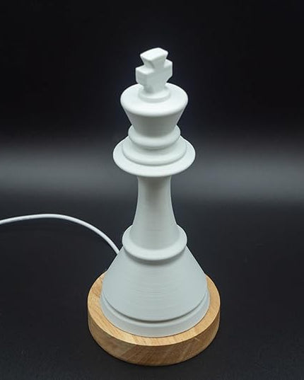 Chess King Lamp - LeafyLoom