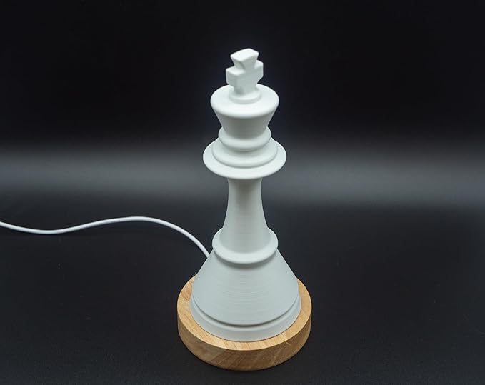 Chess King Lamp - LeafyLoom