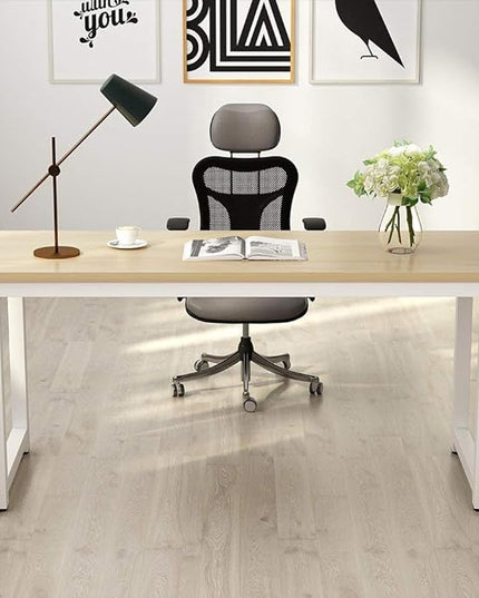 Tribesigns Computer Desk, 63 inch Large Office Desk Computer Table Study Writing Desk Workstation for Home Office, Walnut - LeafyLoom