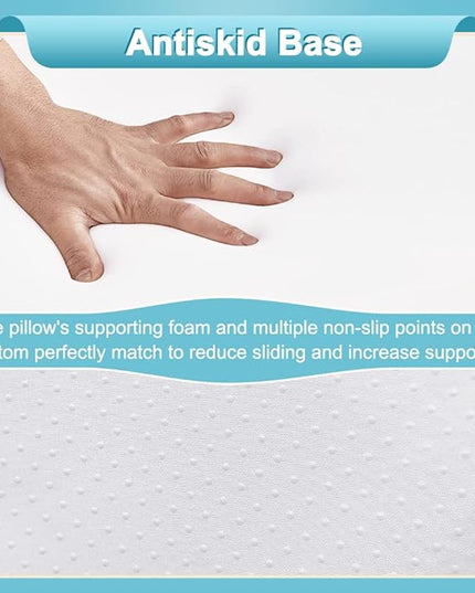 Wedge Pillow for Sleeping After Surgery Bed Body Positioners Side Sleeper Triangle Incline 30 Degree Foam Back Sore Turning Wedges Hospital Leg Elevation Pillows for Pregnancy Elderly Adults - LeafyLoom