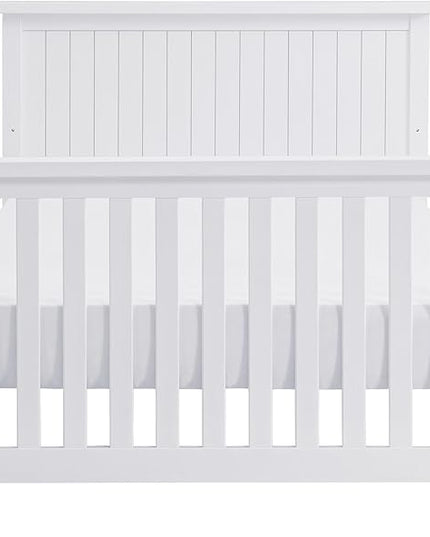 Everlee Crib to Full-Size Bed Conversion Kit, Whitewash - LeafyLoom