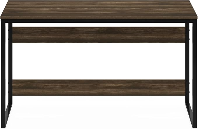 Furinno Moretti Modern Lifestyle Enhanced Study Desk 52 Inch, 52-Inch, Columbia Walnut - LeafyLoom