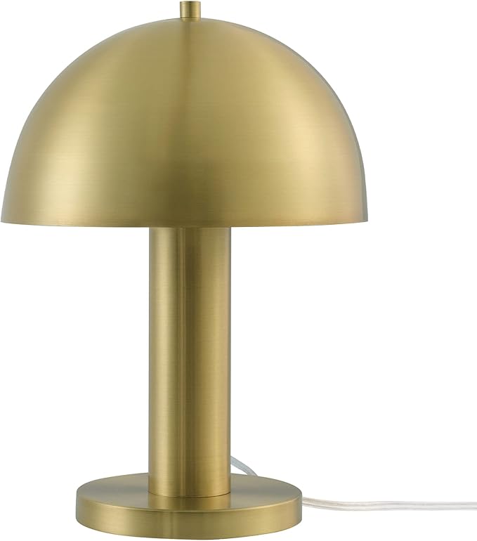Globe Electric Novogratz x 65856 Olivia 12" Table Lamp, Matte Brass - LeafyLoom
