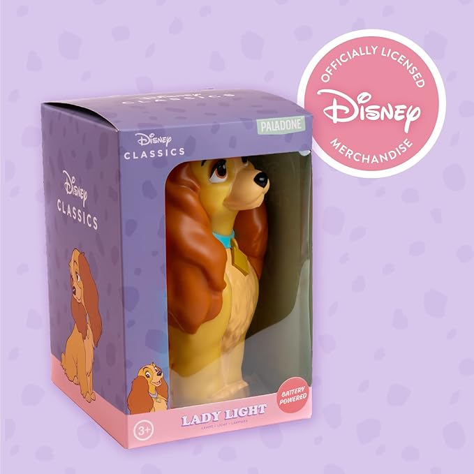 Paladone Lady and The Tramp Light | Disney Home Décor | Officially Licensed Merchandise - LeafyLoom