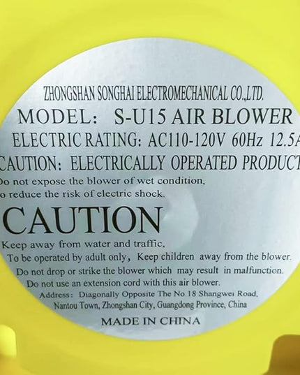 1500W (2HP) Air Blower, Commercial Inflatable Bouncer Blower, Perfect for Inflatable Bounce House, Jumper, Bouncy Castle… - LeafyLoom