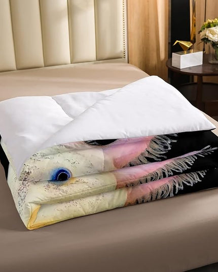 Axolotl Bedding Set Queen Cute Axolotl Comforter Set 3D Axolotls Down Comforter Bedroom Decor Sea Wildlife Animals Reptile Duvet Set Lightweight Soft Warm Quilt Set for Kids Boys Teens Men Adult - LeafyLoom