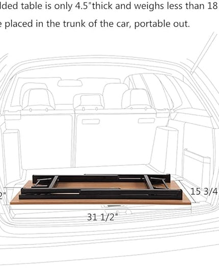 SogesGame 31.5 inches Small Desk Computer Desk for Small Space Small Folding Table Small Writing Desk Compact Desk Foldable Desk No Install - LeafyLoom