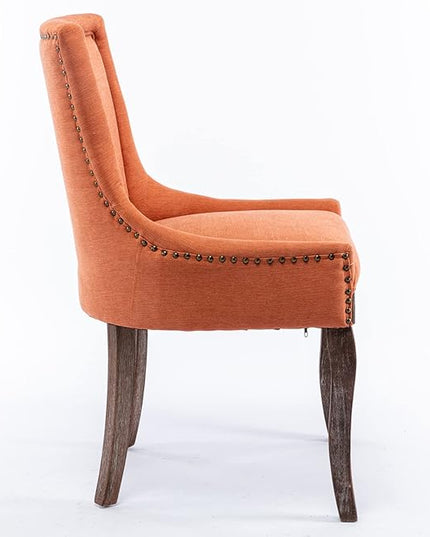 NicBex Haerin-SD-00086-LWJ Dining Chairs, 22.8"x20.8"x35.4", Orange - LeafyLoom