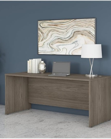 Bush Business Furniture Studio C 72-inch W Computer Desk, Modern Hickory (SCD272MH) - LeafyLoom