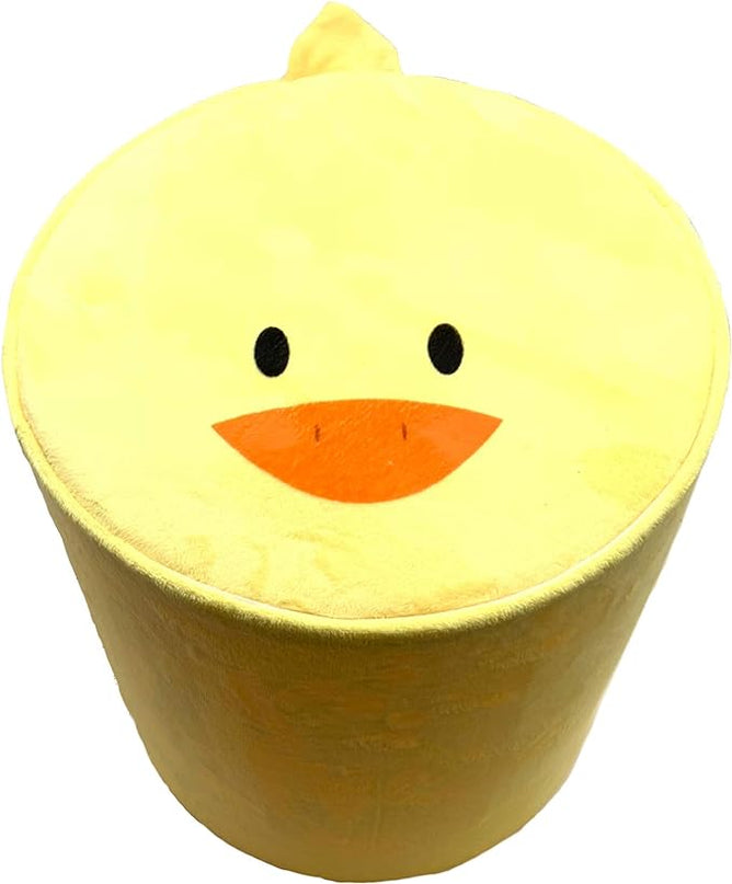 Storl Organizer Storage Stool for Toy and Cloth and Kids Stool (Duck, 12Wx13H) - LeafyLoom