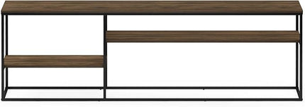 Furinno Moretti Modern Lifestyle TV Stand, French Oak Grey - LeafyLoom