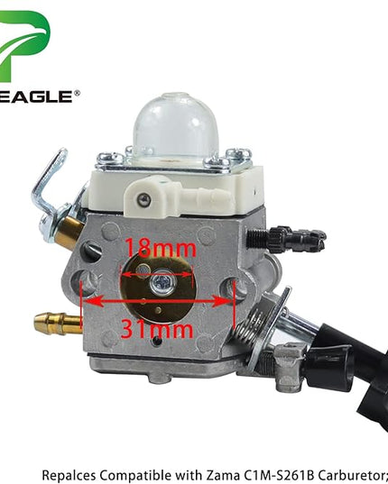 BG86 Carburetor for Stihl SH56 SH56C SH86 SH86C BG86 Blowers Compatible with Stihl BG86 Carburetor, Stihl BG86 Blower Carburetor, Stihl BG86 carb, BG86 Blower Zama s261b C1M-S261B - LeafyLoom
