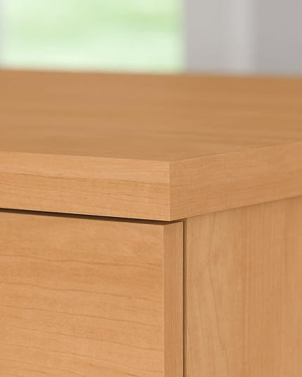 Bush Furniture Somerset 2 Drawer Lateral File Cabinet | Letter, Legal, and A4-size Document Storage for Home Office, 30W x 17D x 29H, Maple Cross - LeafyLoom