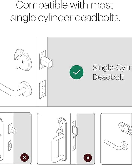 August Home Silver Wi-Fi Smart Lock and Smart Keypad, Keyless Door Lock for Front Entry Door, Great for Guests and Vacation Rentals, ‎AUG-SL05-KY1-S05 AugustHome