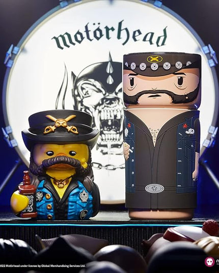NUMSKULL Motorhead Logo 3D Drum Lamp - Desk Lamp for Bedroom, Office, Home, Study, Work - Official Motorhead Merchandise - LeafyLoom