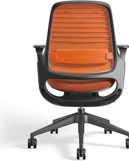 Steelcase Series 1 Work Office Chair - Tangerine - LeafyLoom