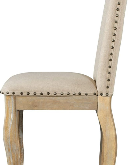 NicBex Haerin-SD-00345-LWJ Dining Chairs, 19.5"x21.5"x37.5", Natural Wash - LeafyLoom