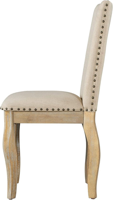 NicBex Haerin-SD-00345-LWJ Dining Chairs, 19.5"x21.5"x37.5", Natural Wash - LeafyLoom