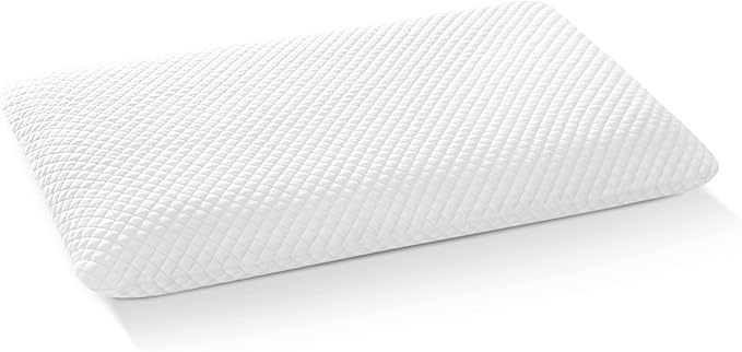 AM AEROMAX 2.75 Inches King Size Hyper Slim Memory Foam Pillow for Stomach and Back Sleepers - Thin, Flat Design for Cervical Neck Alignment and Deeper Sleep. - LeafyLoom