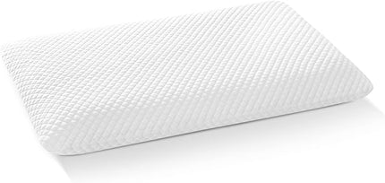 AM AEROMAX 2.75 Inches Queen Size Hyper Slim Memory Foam Pillow for Stomach and Back Sleepers - Thin, Flat Design for Cervical Neck Alignment and Deeper Sleep. - LeafyLoom